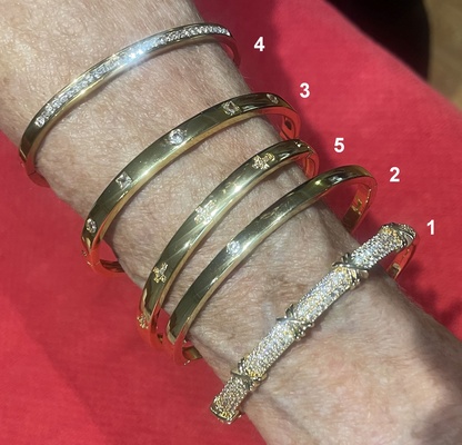 Gold Bracelets, Beautiful and Glistening